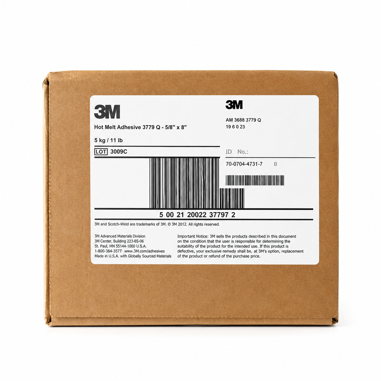 eaf1a2c2-1529-4793-802a-702a5c94fbc0 3M 3779Q Hot Melt Adhesive amber glue stick for electronics potting and wire tacking