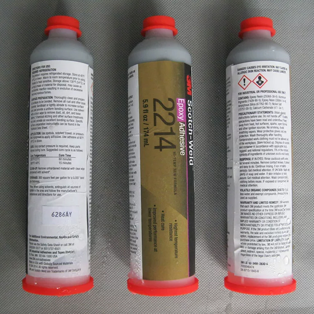未标题-1 拷贝 3M 2214 Epoxy Adhesive gray one-part heat curing epoxy for metal and high temperature plastic bonding