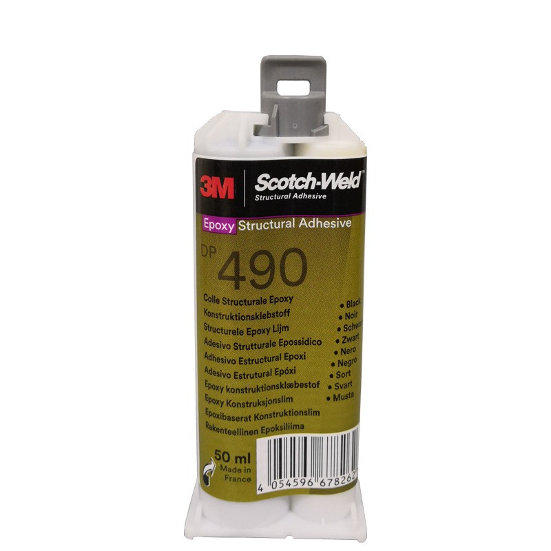 1 3M DP490 Epoxy Adhesive black non-sag structural epoxy for metal plastic and composite bonding