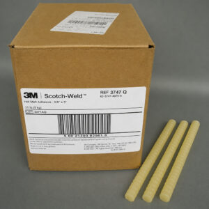 3M 3747Q Hot Melt Adhesive tan industrial glue stick for wood plastic metal bonding