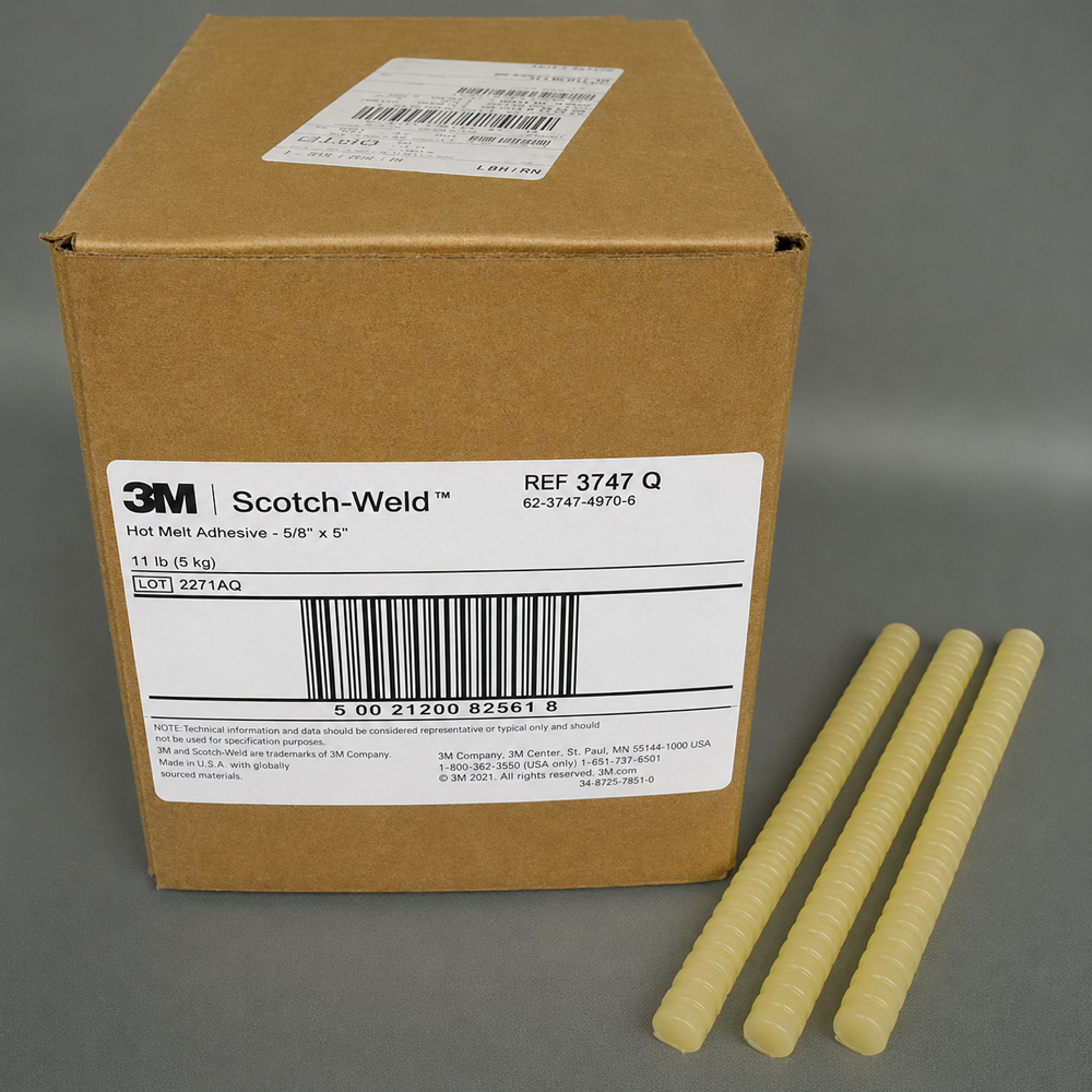 未标题-1 拷贝 3M 3747Q Hot Melt Adhesive tan industrial glue stick for wood plastic metal bonding
