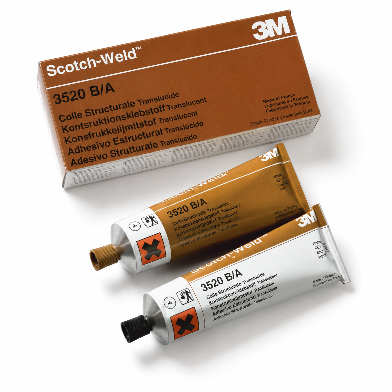 961c1164-b815-4694-90ed-e7ba98310a77 3M 3520 Epoxy Adhesive Transparent Two Part Structural Adhesive