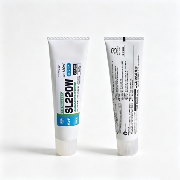 KONISHI日本小西SL220W KONISHI SL220W Fast-Curing White Elastic Adhesive for Electronic Components, ABS, Polycarbonate and Metal Bonding