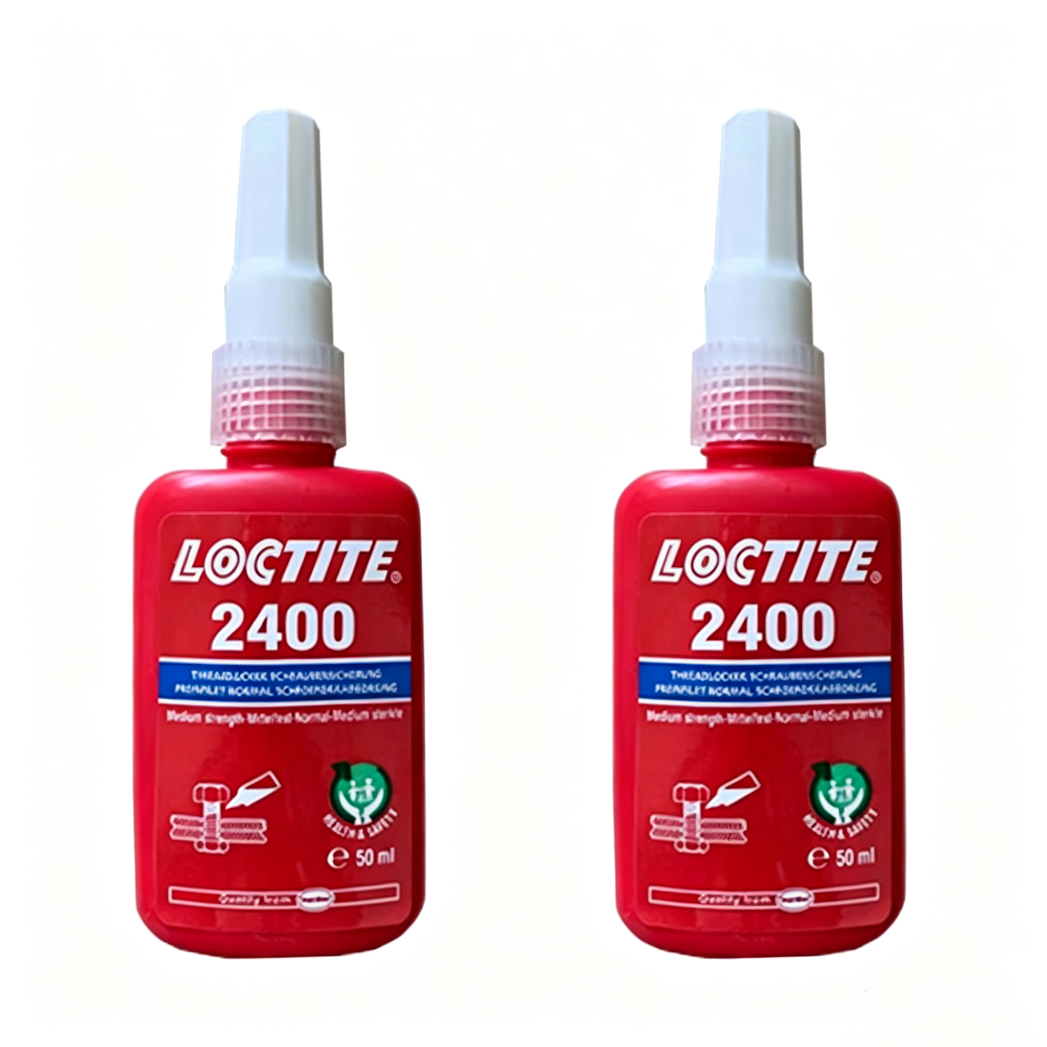 LOCTITE 2400 LOCTITE 2400 Medium Strength Threadlocker for Stainless Steel and Coated Fasteners