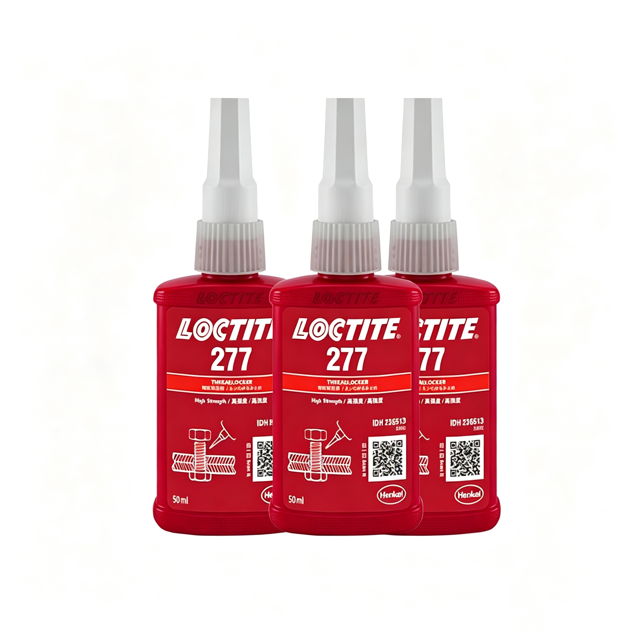 Loctite277 LOCTITE 277 Threadlocker – High Strength Red Anaerobic Adhesive for Large Bolts and Studs