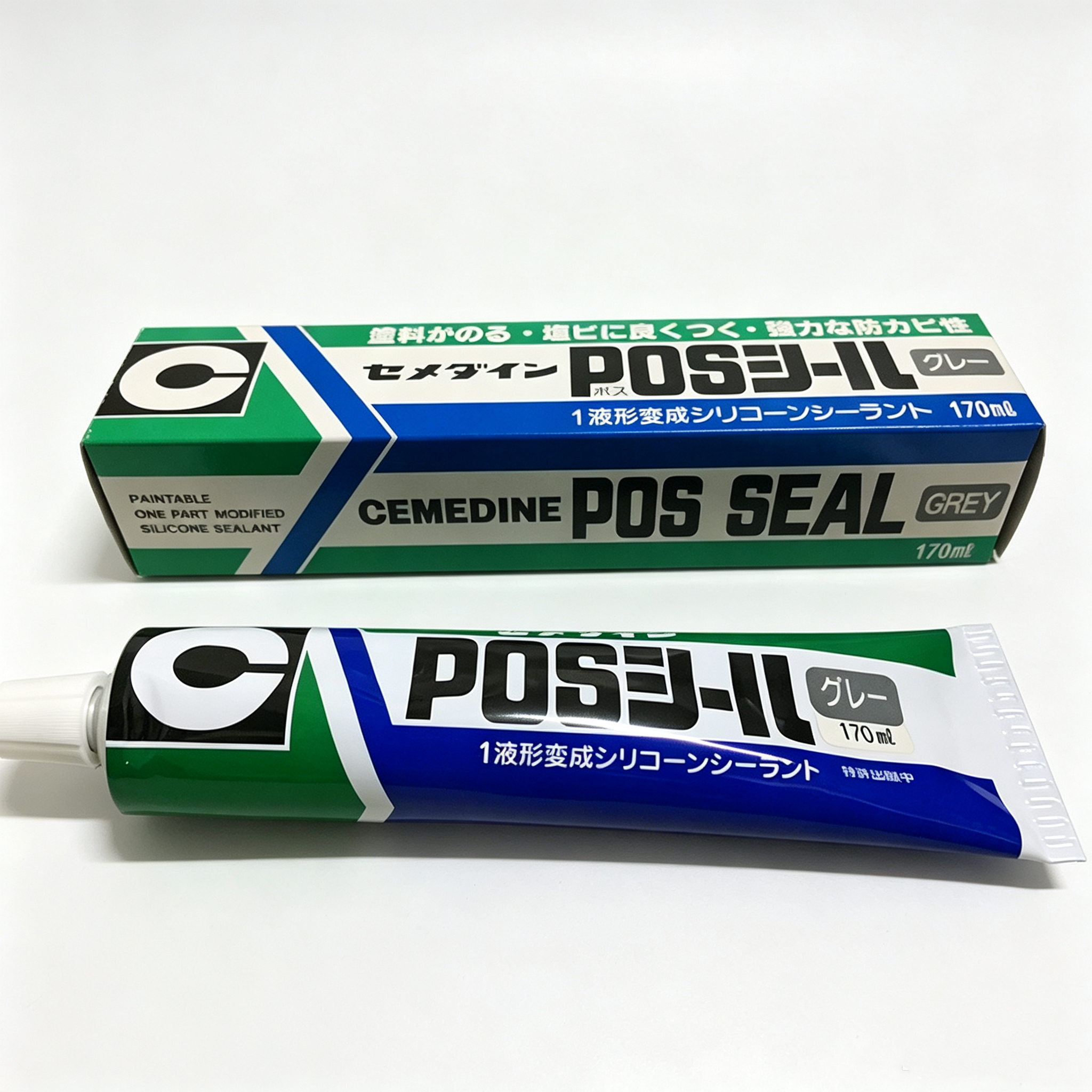 施敏打硬 POS CEMEDINE POS Seal – Modified Silicone Sealant for Interior Exterior Joints, Metal, PVC, Concrete and Building Sealing