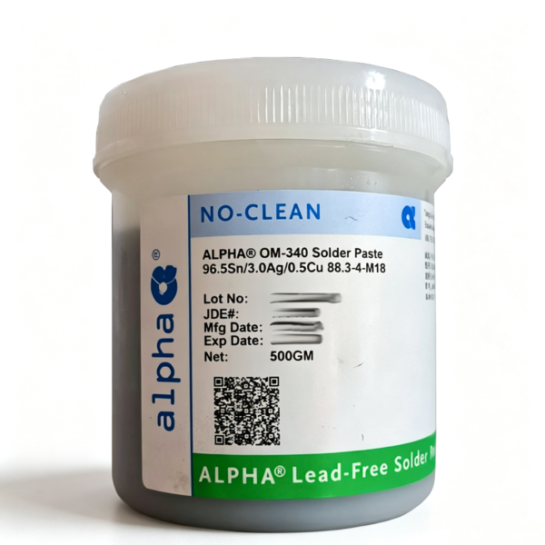 ALPHA阿尔法OM-340 MacDermid Alpha ALPHA OM-340 Lead-Free Solder Paste for Fine-Pitch SMT PCB Assembly