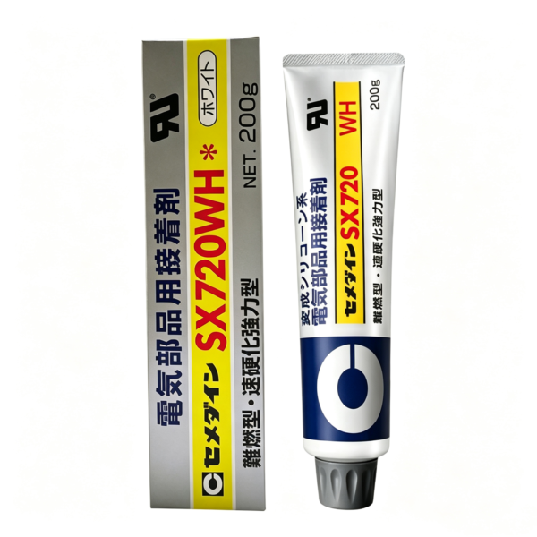CEMEDINE施敏打硬SX 720WH CEMEDINE SX720WH Flame Retardant Elastic Adhesive for Electronics