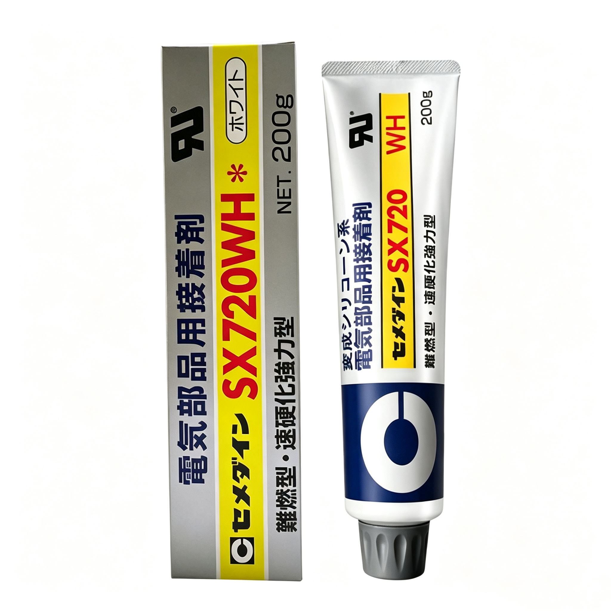 CEMEDINE施敏打硬SX 720WH CEMEDINE SX720WH Flame Retardant Elastic Adhesive for Electronics