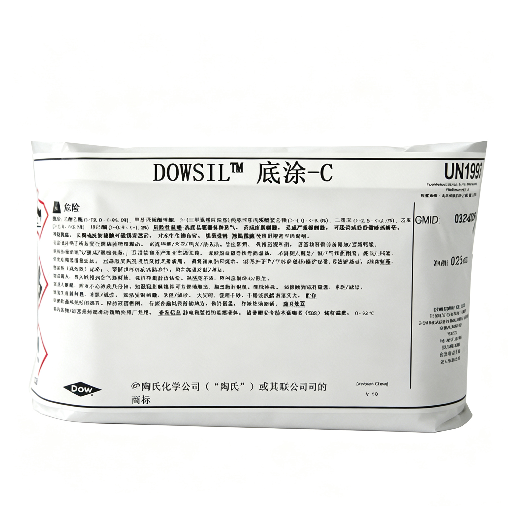 DOWSIL陶熙道康宁PRIMER-C DOWSIL Primer-C Silicone Adhesion Primer for Coated Metal and Plastic Surfaces