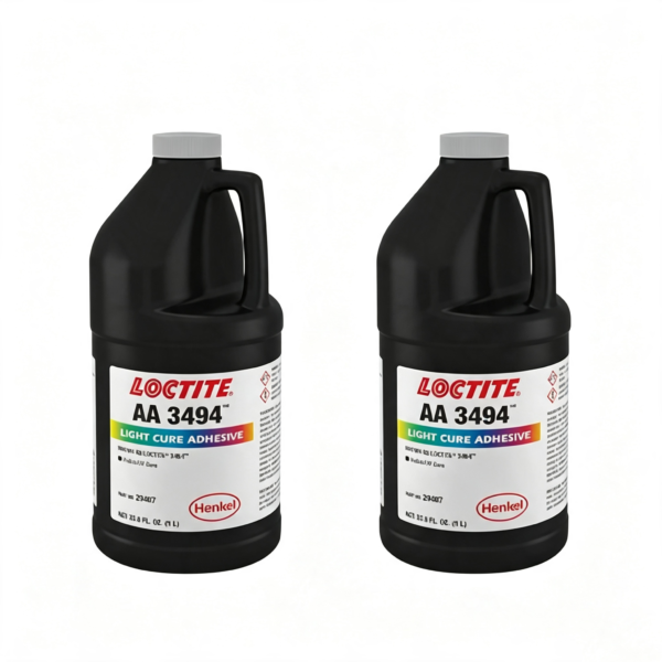 LOCTITE AA 3494 LOCTITE AA 3494 Clear UV and Visible Light Cure Acrylic Adhesive for Glass, Metal, Ceramic and Automotive Lighting