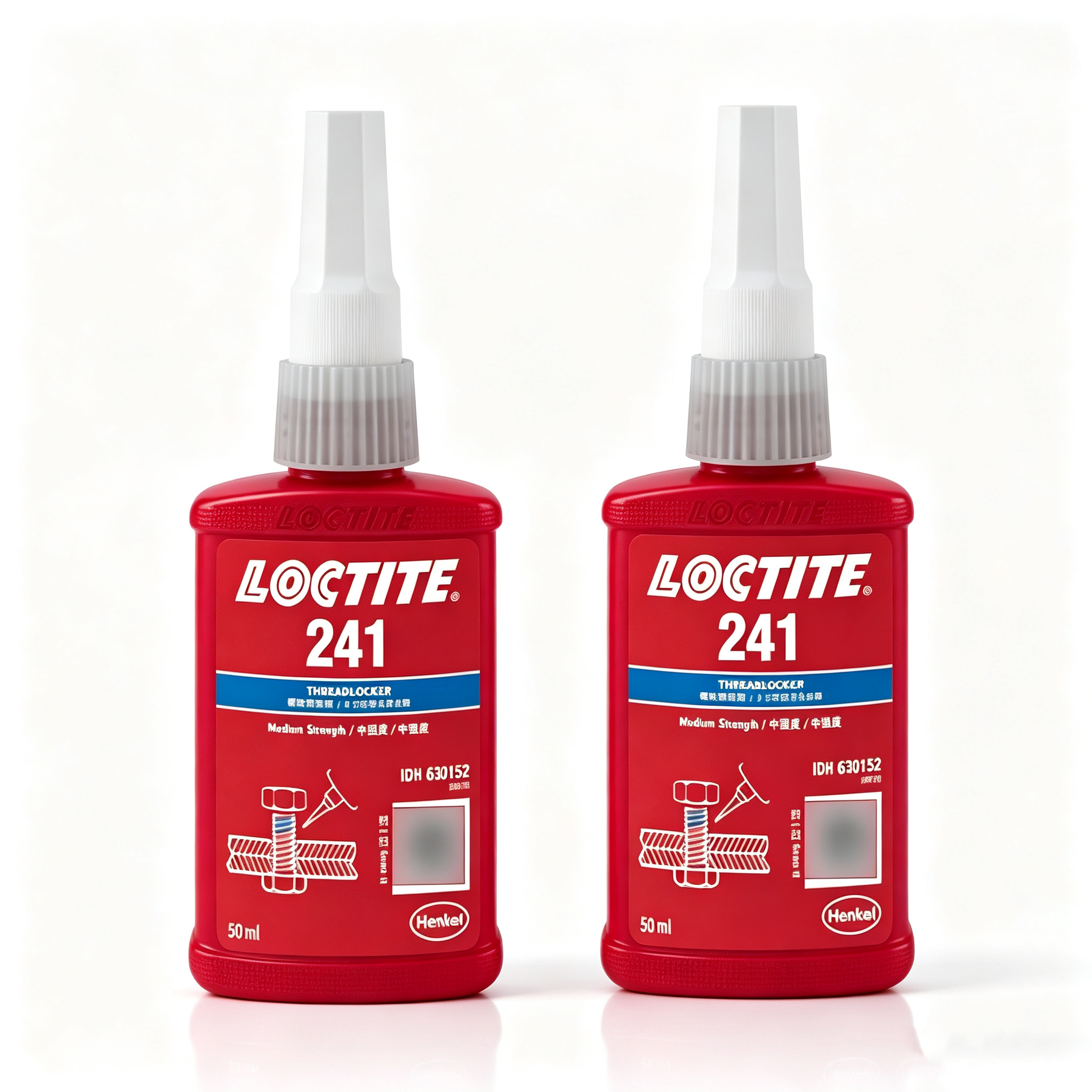LOCTITE乐泰241 LOCTITE 241 Medium-Strength Low-Viscosity Threadlocker for M12 Metal Fasteners