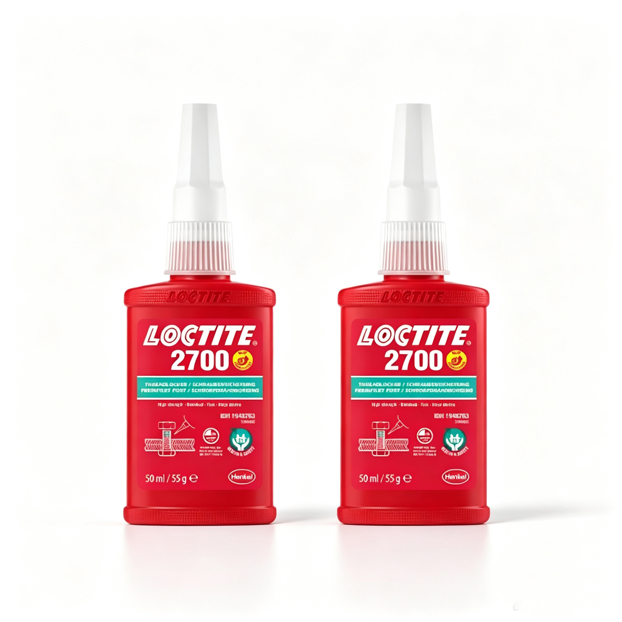 LOCTITE乐泰2700 LOCTITE 2700 High-Strength Threadlocker for Zinc-Flake, Stainless Steel and M20 Metal Fasteners