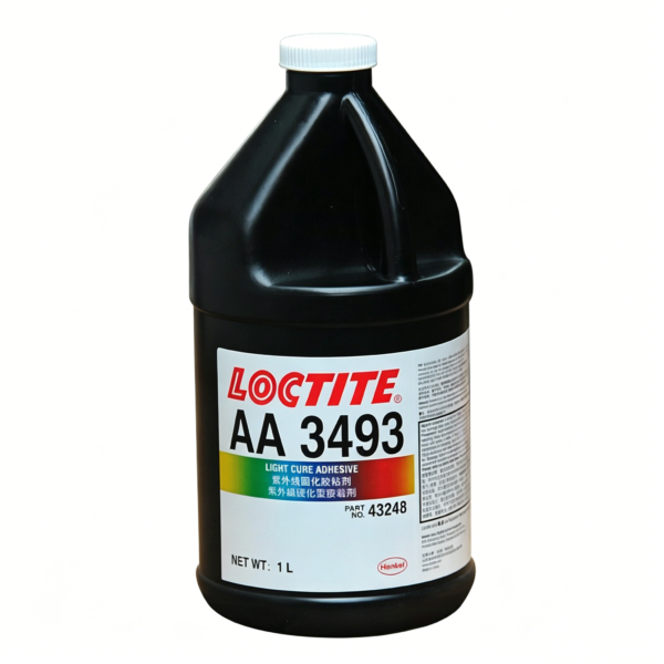 LOCTITE乐泰AA3493 Henkel LOCTITE AA 3493 UV Light Cure Adhesive for Glass and Metal Bonding