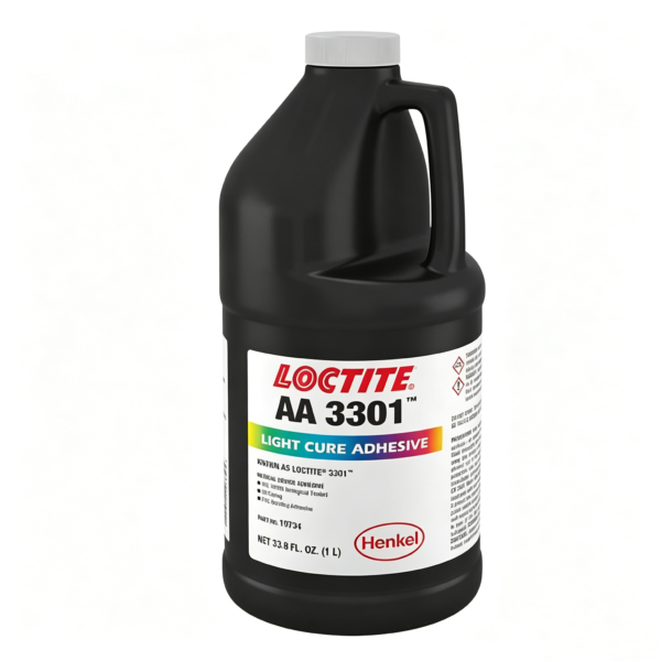Henkel LOCTITE AA 3301 UV Light Cure Medical Device Adhesive for PVC to Polycarbonate