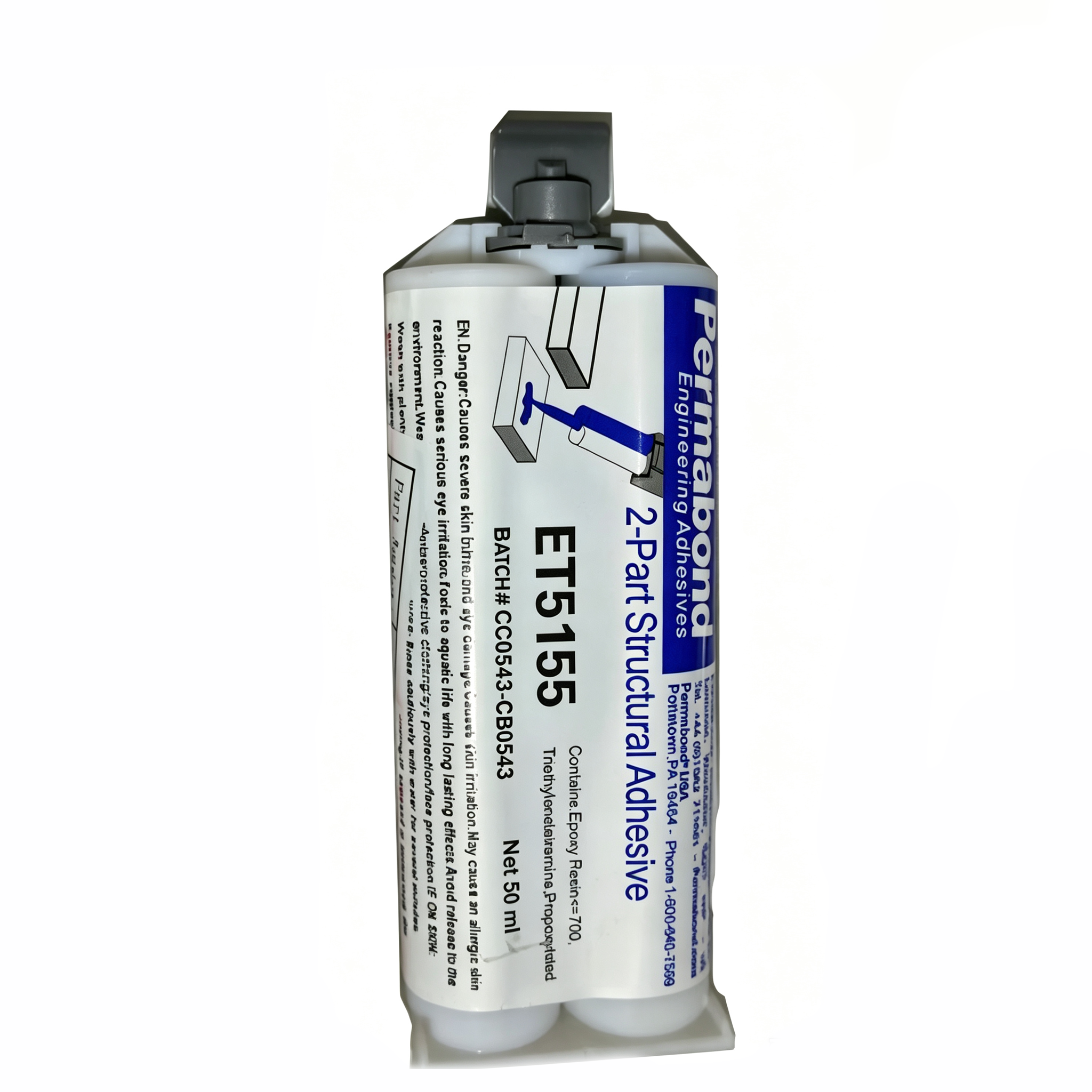 Permabond ET5155 PERMABOND ET5155 Two-Part Epoxy Adhesive for Electronic Components