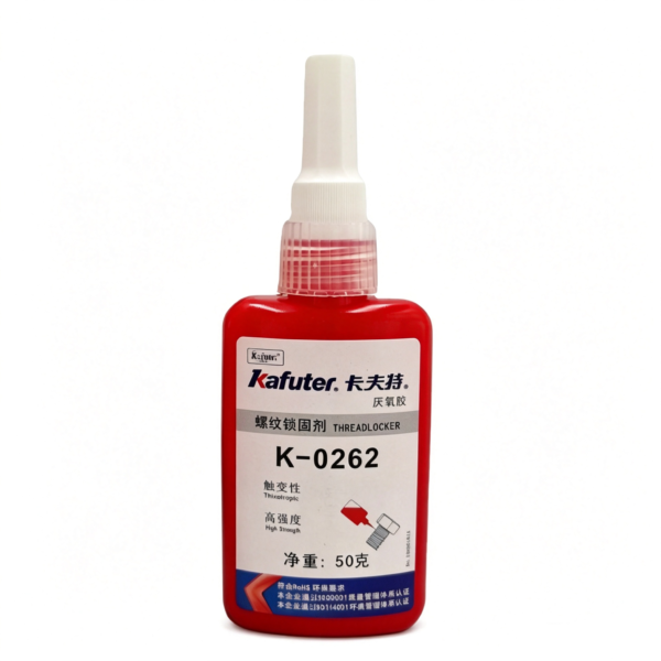 Kafuter K-0262 High Strength Threadlocker for Metal Bolts and Studs