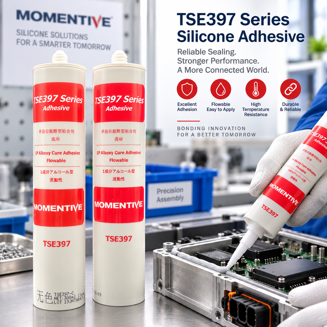 Momentive TSE3975-C Silicone Sealant 300ml